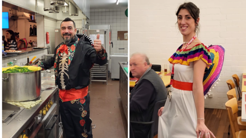 fermin lires e cristina gesto no Centro de Lyss