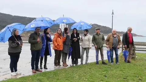 Visita Conselleira Medio Ambiente a Arou