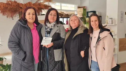 María Jesús Lema homenaxeada polo 8M en Camarinas
