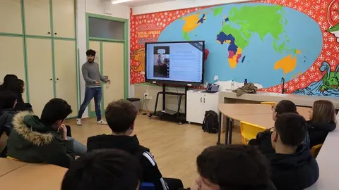 Obradoiro do Colexio de XOrnalistas no IES de Baio