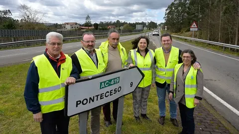 Alcaldes de Malpica e Ponteceso con Belen do Campo