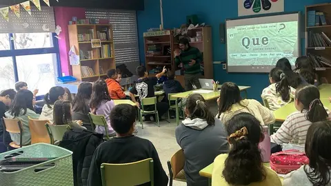 Ubaldo QPC no cole de Corcubion