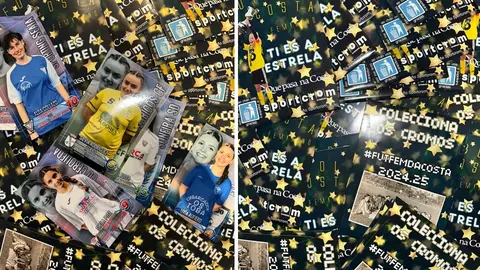 Cromos do album futfemdacosta