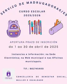 cartaz madrugadoras corcubion