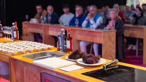 O ourizo da Costa da Morte no Forum Gastronomico-Foto-Raul Lorenzo