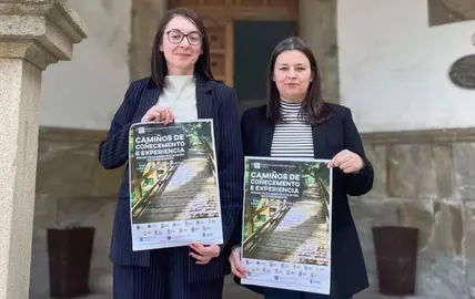 aldesa de Muros Maria Lago e a edil +Laura Rivadeneira