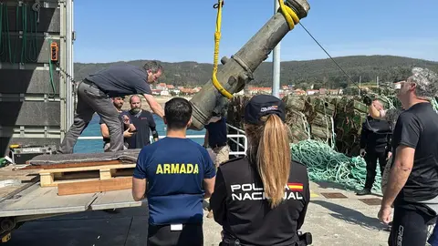 Canón pecio Fisterra 2