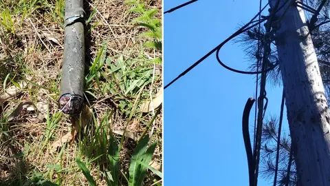 Roubo de cable de Cobre en Corcubion