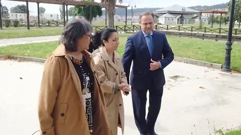 Margarita Lamela co ex ministro Abalos en 2023