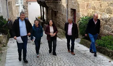 Visita da Delegada da Xunta a Corcubion