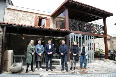 Visita institucional a Pension Rustica As Pias