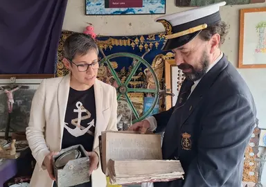 Paula Mouzo con Rafael Lema