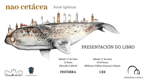 Presentacions do libro de Xose Iglesias Nao Cetacea en Cee e Fisterra