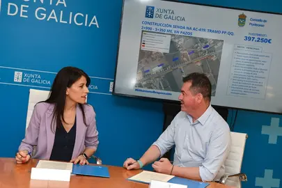 Conselleira de Vivenda e alcalde de Ponteceso