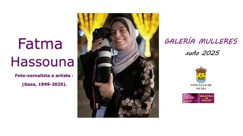 cartel FATMA HASSOUNA Galeria Mulleres Muxia xuno 2025