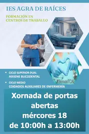 xornada portas abertas ciclos FP IES AGra Raices