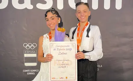 Raul e Serena de Arte e Movemento bronce de Espana de Junior 1