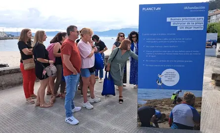 Goza da praia sen pegada Muros 