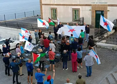 Dia da Patria BNG Costa da Morte no Faro Fisterra