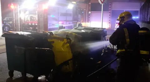 incendio colector lixo carballo