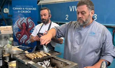 Xornadas Gastronomicas Confraria Corcubion taller longueiron
