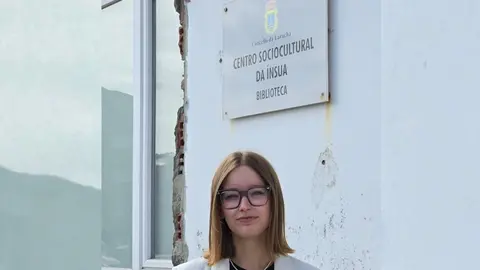 Ines Ramos no Centro da Insua de Caion