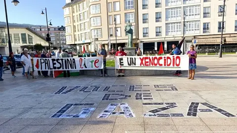 Acto en Cee polos xornalistas palestinos de COAP Costa da Morte