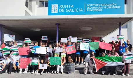 acto palestina No IES Fontexeria de Muros