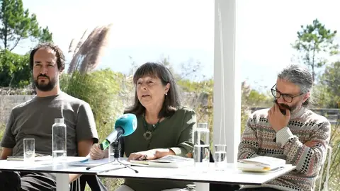 Samuel L Paris Concha Blanco e Fernando Castro Paredes no Bela Fisterra no 75 aniversario de Galaxia-Foto-VH