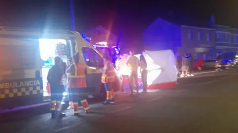 Accidente en Santa Comba