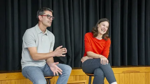 Marta Villar e Xurxo Sanchez en Baio