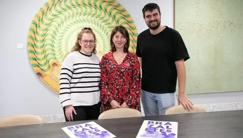 Carmen Facorro Sol Agra e Carmen Facorro presentando Brazaletes