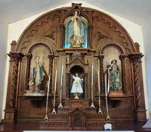 actual retablo de Noicela Carballo feito despois deste suceso