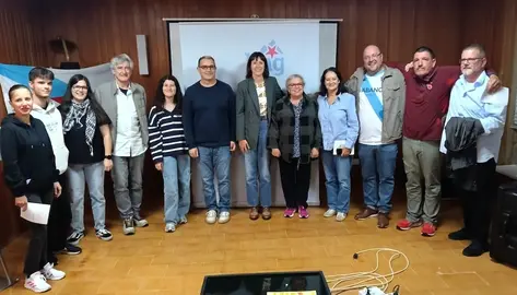 Homenaxe a Castelao en Carnota