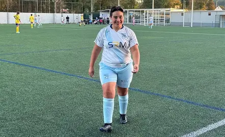 Nerea a pichichi do Sporting Zas