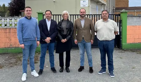 Membros do PSOE de Bergantinos e provincial