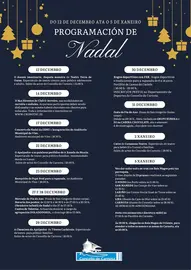 programcion nadal Carnota 2025