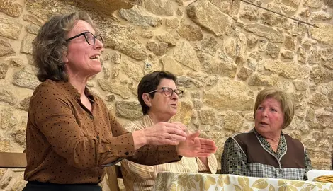 Tete Teatro nunha actuacion no Couto