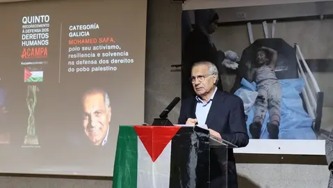 Mohamed Safa na Rede Acampa pola Paz