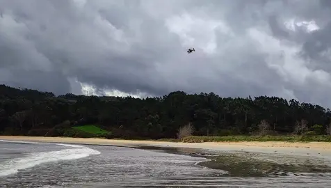 Dispositivo busca desaparecido nos Muinos Muxia