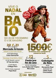 CARTEL ZAS - O Concello de Zas celebrará a segunda edición do Mercado Artesán de Baio cunha ampla programación cultural