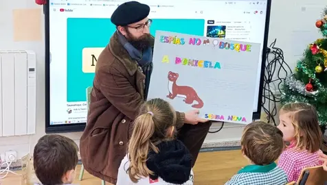 O Apalpador de Senda Nova na escola