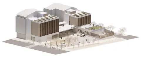 Asi sera o edificio das entidades de Carballo