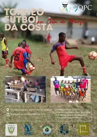 Cartel Torneo Solidario Futbol da Costa - Costa de Marfil