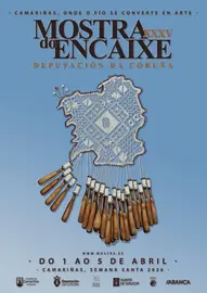 Cartel da Mostra do Encaixe de Camarinas 2026