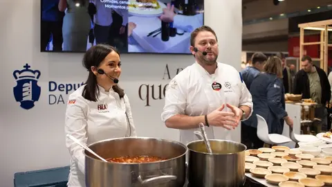 Fabián Mouzo e Lara Alvarello-O Camiño Fala en Madrid Fusion 2023