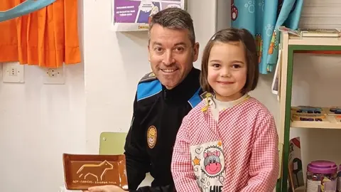 Manel Blanco Lema día da paz do CEIP Vilarmide