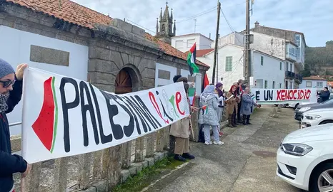 Manifestacion polas presas palestinas