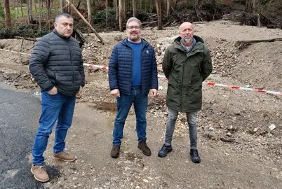 BNG Golpe Insua e Miguel no MOnte Neme