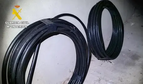 Cable Cobre roubado Garda Civil